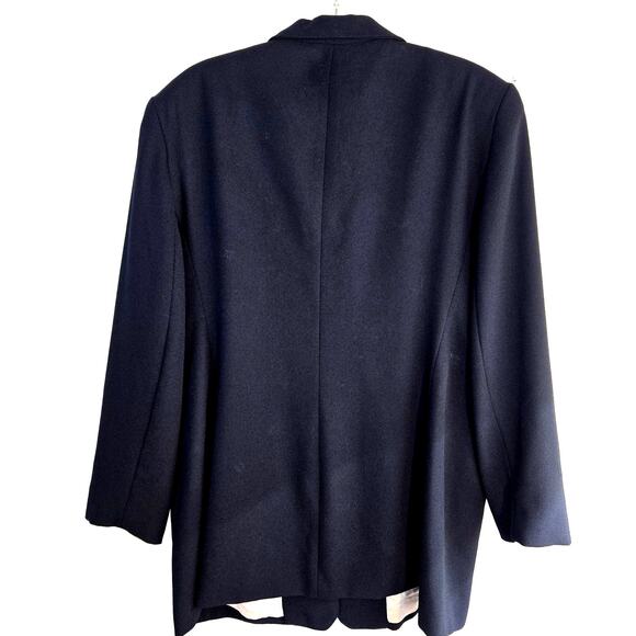 S. C. Basics Womens Blazer 14P 14 P Petite Size PL Black Button Down Coat Jacket - Picture 7 of 7